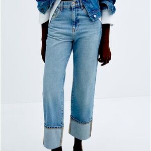 Mango Turned up Denim